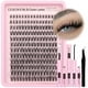thumbnail image 1 of Kit de extensión de pestañas Goddvenus Lash Clusters Wispy D Curl, 1 of 6