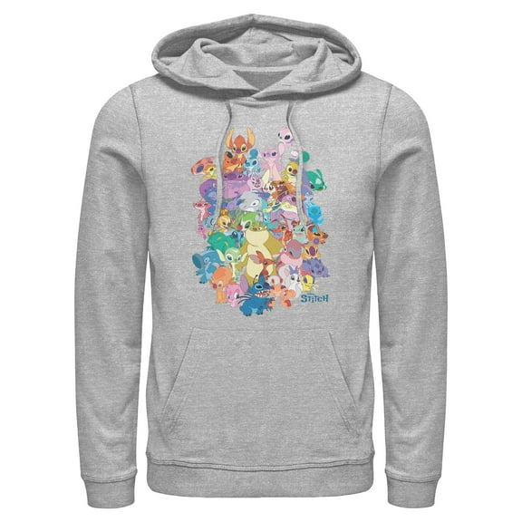 Mens Lilo & Stitch Experiment Compilation Lightweight Hoodie