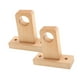 thumbnail image 1 of 2 soportes de madera para barra de cortina, soporte de extremo de madera, resistentes, fáciles de instalar. Agujero individual, 1 of 9