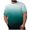 Cyan, variant on LRGSHF Oversized Tshirts for Men Gradient Color Crew Neck Summer Plus Size Shirts Breathable Lightweight Basic Casual Pullover Soft Fashion Tees