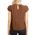thumbnail image 6 of Dovford Summer Tops for Women 2024 Trendy Short Sleeve Fashion Square Neck Blouses Cute Petite Tops Shirts Dressy Tunic Tees, 6 of 6
