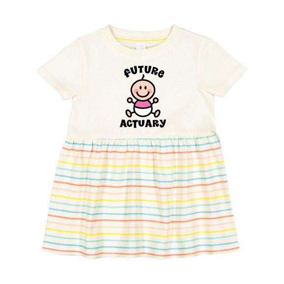 Inktastic Future Actuary Baby Girl Girls Baby Dress