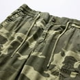 thumbnail image 5 of Mens Camo Cargo Shorts, Blue Pattern, Multi - Pockets, Summer Hiking & Outdoor Use, 5 of 5