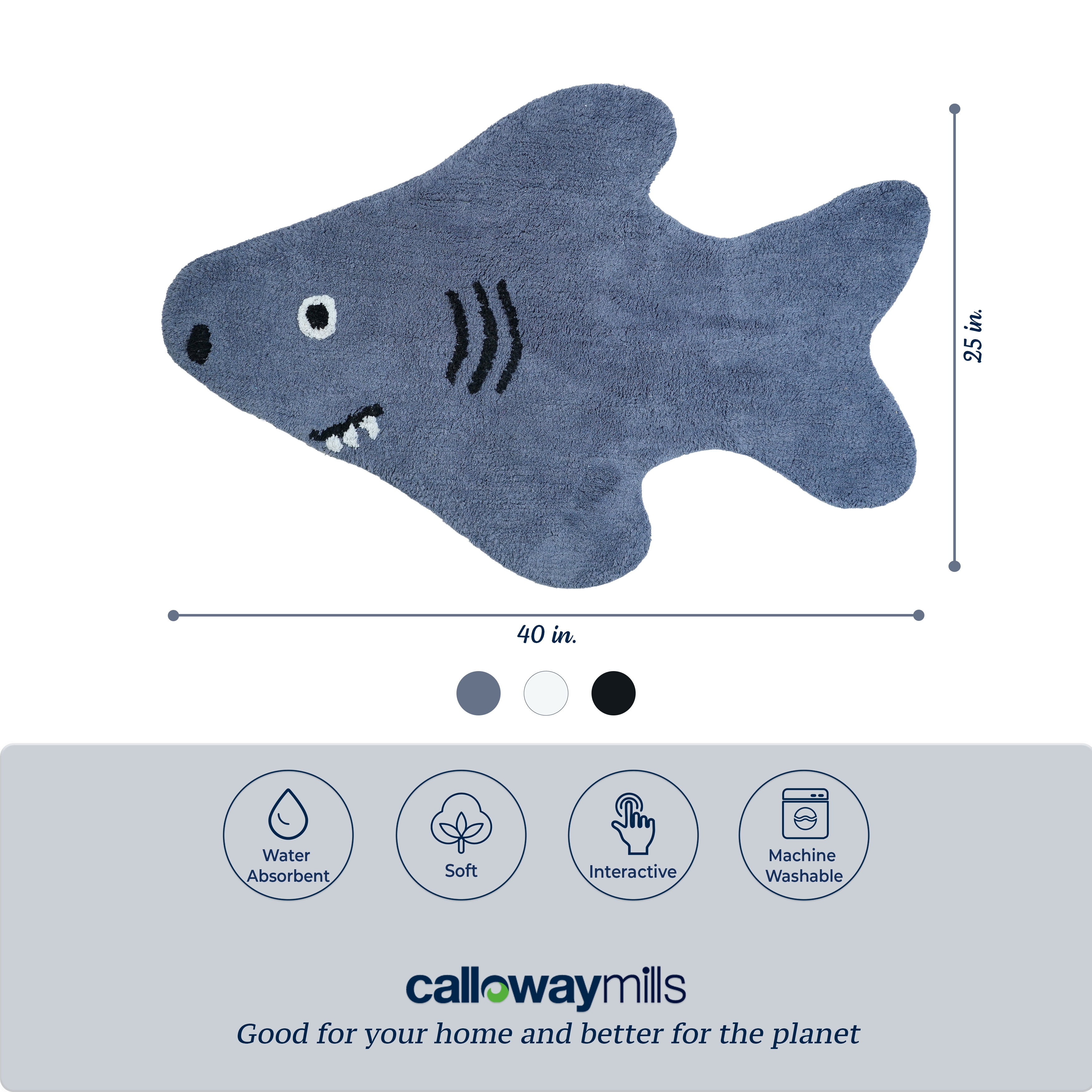 Calloway Mills 114402540 Shark 25” x 40”