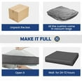 thumbnail image 4 of ECOPATIO Outdoor Cushions for Patio Furniture, 4'' Replacement Cushions, Set of 4 Water-Resistant Outdoor Sectional Cushions for Sofa Couch Chair (Grey), 4 of 9