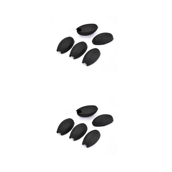 ZLight 5 Pcs Rehausseur de Touches de Saxophone Paume Couverture Protectrice Universelle Couleur Unie Repose-Doigts Composant d'Instrument en Bois 2Ensemble