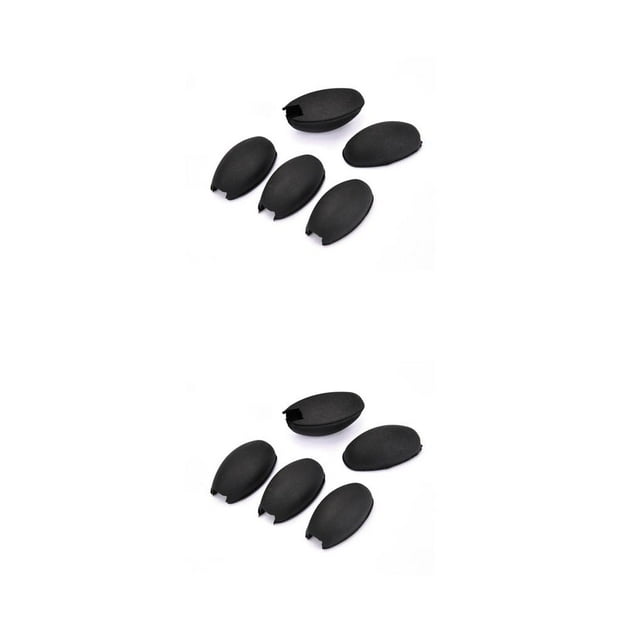 Guardoinrt 5pcs Saxophone Palm Key Riser Replacement Professional Protective Cover Cushions Black Color Fingers Rest 2Set