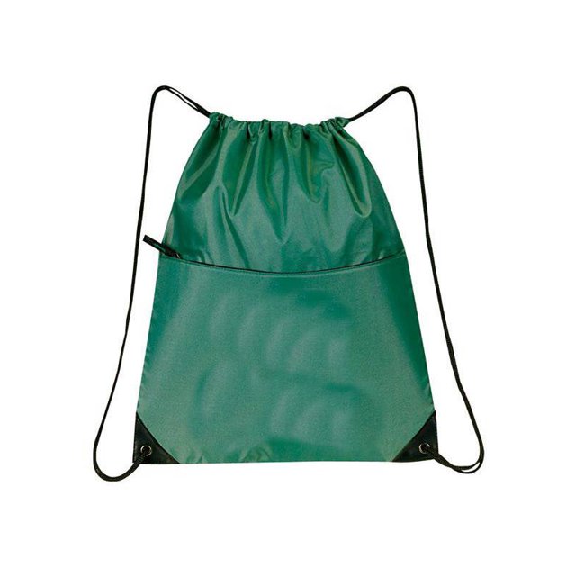 All-Purpose Drawstring Tote II, HUNTER GREEN