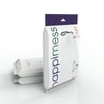 thumbnail image 5 of happimess HPM3000B-WHITE 8-Gallon Drawstring Unscented Trash Can Liner, White (60-Count, 3-Packs of 20 Liners), 5 of 8