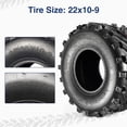 thumbnail image 4 of MaxAuto 22x10-9 22x10x9 Tires 4PR ATV UTV Knobby Sport Tires Terrain Mud Tires Set of 2, 4 of 5