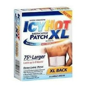 5 PACK ICY HOT MEDICATED PATCH EXTRA STRENGTH XL 3 PATCHES EACH