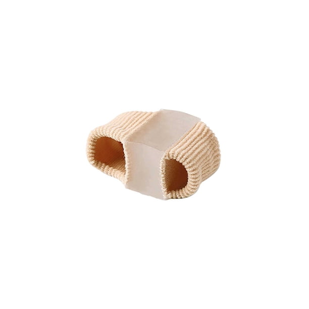 Separadores de dedos: corrector de juanetes de tejido transpirable con gel para juanetes y dedos superpuestos; corrector de juanetes de gel con doble lazo