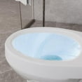 thumbnail image 3 of Two-Piece Toilet,Modern 2-Piece Powerful Flush Comfort Height Toilet,21 Inch High Toilet Elongated Toilet With Quiet Soft-Closing Seat,For Seniors & Tall Person, 3 of 5