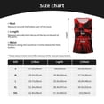 thumbnail image 4 of Uemuo The Red Head Skull Pattern Workout Tank Tops for Women Breathable Moisture-wicking tank top Sleeveless Running Loose Fit Yoga Tops Active Shirts Sports Gym Exercise, 4 of 9