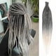thumbnail image 1 of HUT 24Inch Dreadlock Extensions Loc Extensions 06CM 100% Full Head Handmade Permanent Dreadlocks Extension For Men/Women, 1 of 5