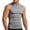 #Gray, variant on DPTALR Men's Breathable Elastic Quick-Drying Sports Tank Top,Fitness Running Training T-Shirt Top,Sky Blue, S