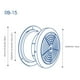 thumbnail image 5 of Extractor de AIRE SANAIRE RB-15, 5 of 5