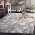 thumbnail image 3 of SAFAVIEH Century Deasun Distressed Area Rug, Gray/Ivory, 6'7" x 6'7" Square, 3 of 8