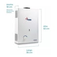 thumbnail image 2 of Boiler Calentador De Paso Gas Lp 1 Servicio CINSA Cin-06, 2 of 2