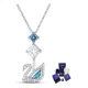 thumbnail image 1 of Collar Dancing Swan Cisne Plata Rodio + Kit De Regalo, 1 of 3