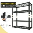 thumbnail image 6 of REIBII 2200LBS Garage Shelving Units Heavy Duty  Adjustable Metal Shelving 4 Tier Storage Shelves,39.4" W x 19.7" D x 59.9H, 6 of 9