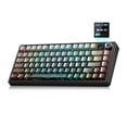 thumbnail image 1 of Teclado inalámbrico para juegos LEOBOG x Aula F75 MAX con pantalla inteligente, 1 of 9