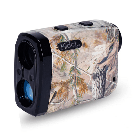 PIIDOTWIT Hunting Rangefinder with Battery 700/1000Y Camouflage Laser Rangefinder 6X Magnification Waterproof Housing IPV4 Distance/Angle/Speed/Scan Multifunction Rangefinder PT-800s