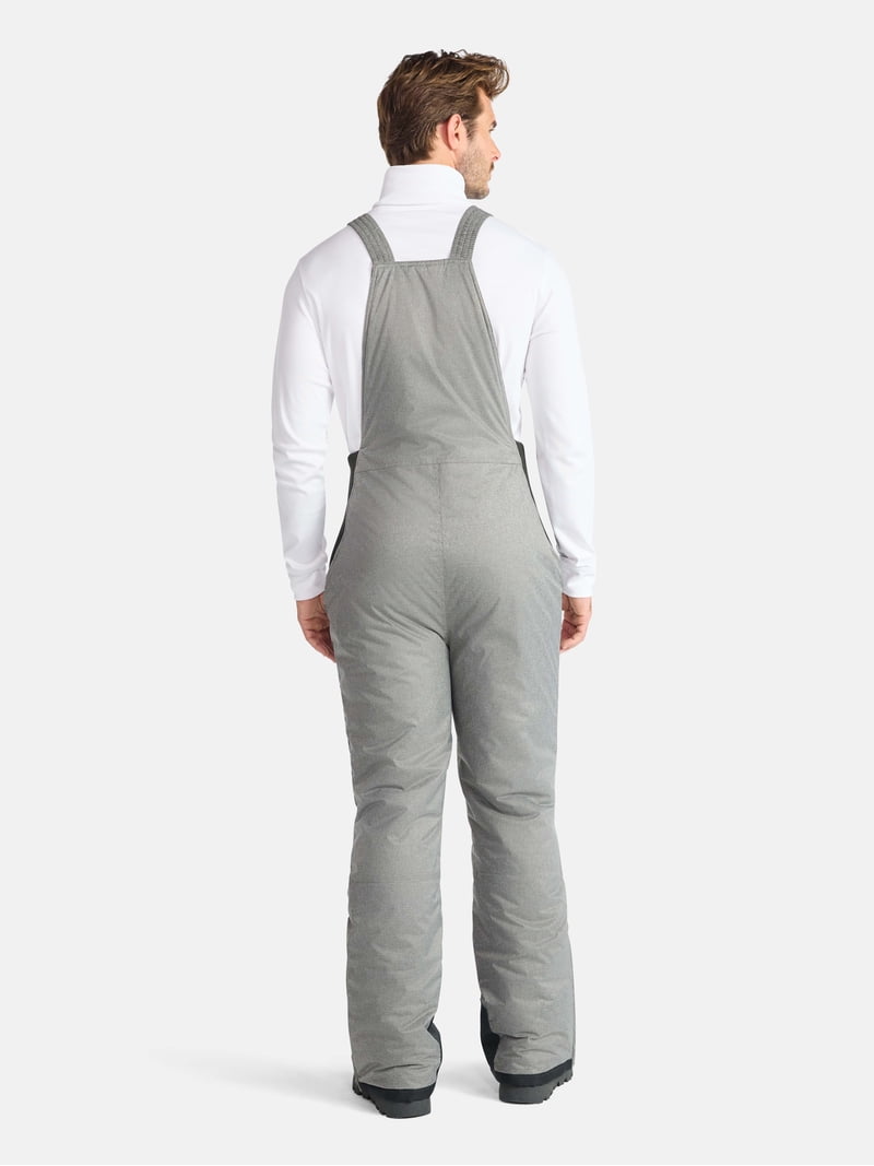 Tec-One Men's Taslan Shell Ski Snowboard Bib Pants, Heavyweight
