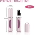 thumbnail image 2 of Portable Mini Refillable Perfume Atomizer Bottle, Travel Size Refillable Perfume Refill Bottle - Perfume Atomizer Refillables, Scent Pump Case, Small Perfume Spray 4 Pcs Pack of 5 ml, 2 of 10