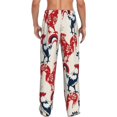thumbnail image 3 of Junzan Men'S Pajama Pants Roosters Sleepwear Pants Pj Bottoms Drawstring And Pockets, 3 of 9