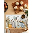 Autumn Pumpkin Maple Bird Table Runners Kitchen Table Decorative Table