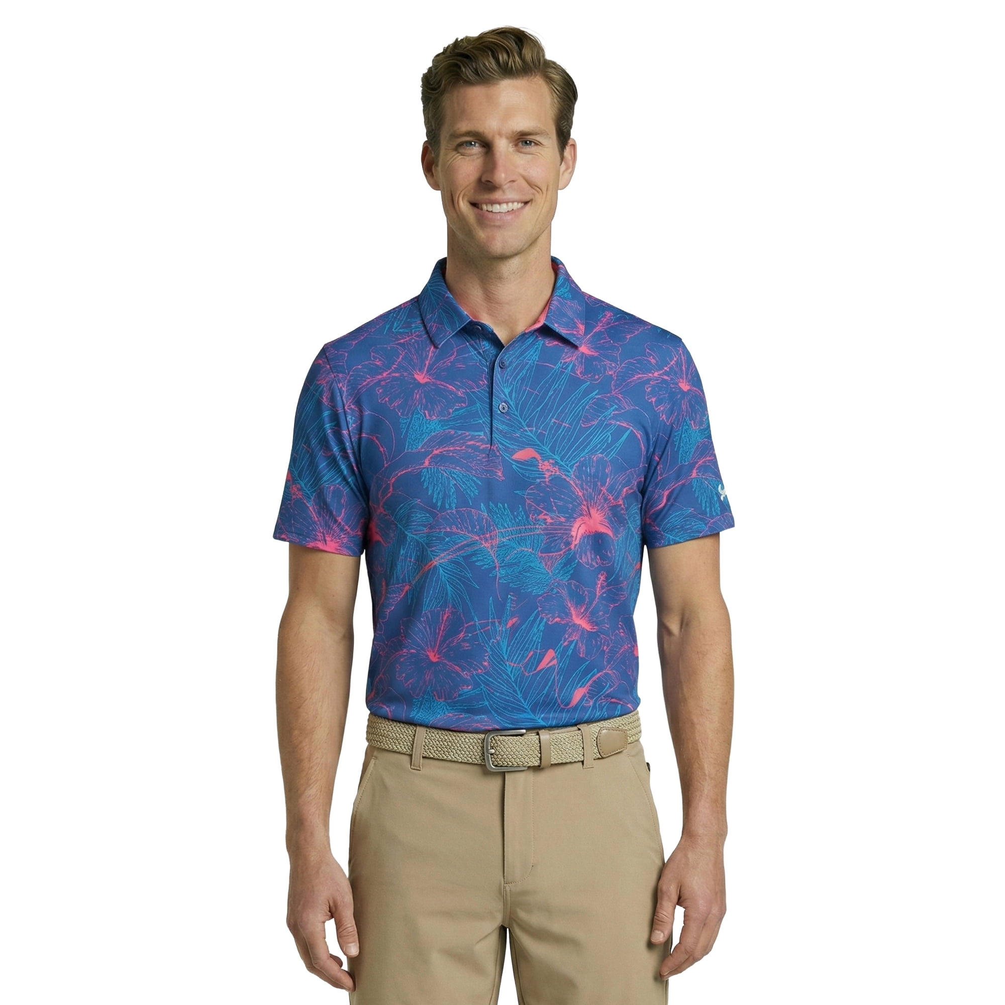 Birdie Bound Men's and Men's Big & Tall Novelty Golf Polos, Sizes XS-4XLT