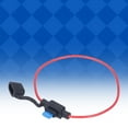 thumbnail image 4 of Inline Fuse Holder, Melting Resistance Waterproof Fuses Holders Socket 15a 30cm Wire  For Boats For Cars, 4 of 8
