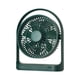 thumbnail image 2 of Ventilador de escritorio, pequeño ventilador de escritorio portátil con pilas, flujo de aire fuerte, ventilador de mesa eléctrico recargable ultrasilencioso verde, 2 of 5