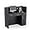 Black, variant on Omysalon Modern Reception Desk with Lockable Drawers, Storage Cabinet & Shelf, Salon Reception Room Table, Office Computer Desk, Clothing Store Checkout Counter, White(47.2”W x 18.9”D x 43.7”H)