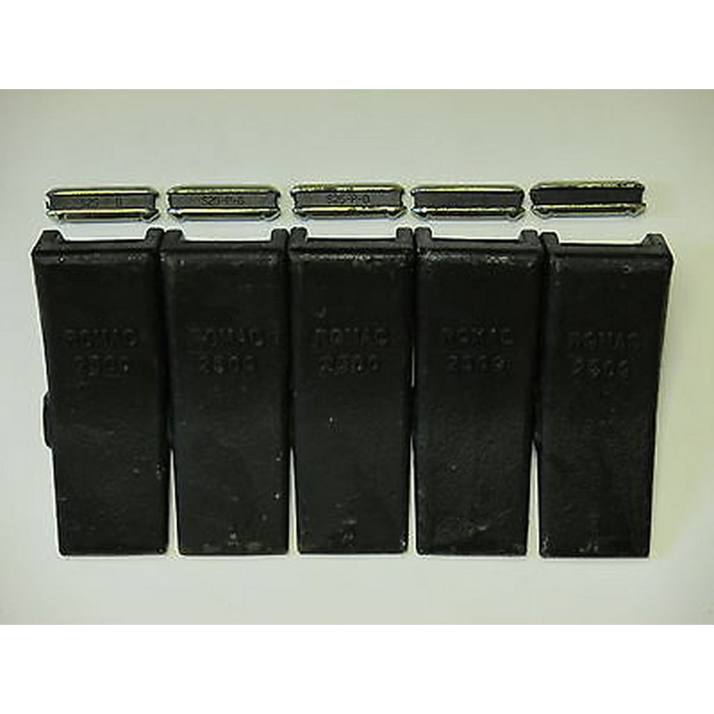 250 5 Pack H&L Style Dirt Bucket Digging Teeth/Bucket Tooth & 5 25FP