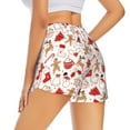 thumbnail image 3 of Goofa Gingerbread Holiday Sweets Printed Women 2 in 1 Running Shorts,Quick Dry Athletic Workout Shorts,High Waisted Athletic Shorts with Liner Pockets-XX-Large, 3 of 9