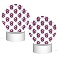 thumbnail image 2 of Salouo Cute Number 8 for Round Acrylic Night Light - Acrylic Sheets with LED Light Lamp Base - Decorative Night Lamp for Restaurant Bar Cafe Shop Room Decoration, 2 of 9