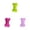Green+Hot Pink+Pink, variant on Dog Chew Bone Toy for Aggressive Chewers, Indestructible Durable Bone Shaped Pet Toy for Small Dogs, Odorless Rough Grinding Teeth Sticks for Tooth Decompression Stress Relieving Fun 1PC
