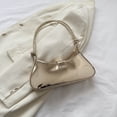 thumbnail image 4 of Bolsa De Hombro Bolso de hombro para mujer Bolsos Moda Brillante PU Sólido Bajo el brazo Bolsos (Oro) Sywqhk Para Estrenar, 4 of 8