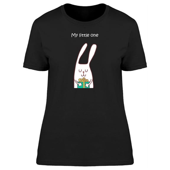My Little One, Cute Rabbit T-Shirt Women -Image by Shutterstock, Female XX-Large