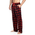 thumbnail image 4 of Ashford & Brooks Men's Jersey Knit Long-Sleeve Top and Mink Fleece Bottom Pajama Set, 4 of 4