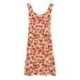 thumbnail image 4 of Ruyang Hawaiian Midi Dresses for Girls Flower Printed A Line Swing Jumper Skirts Summer Boho Beach Vacation Casual Sundress, 4 of 4
