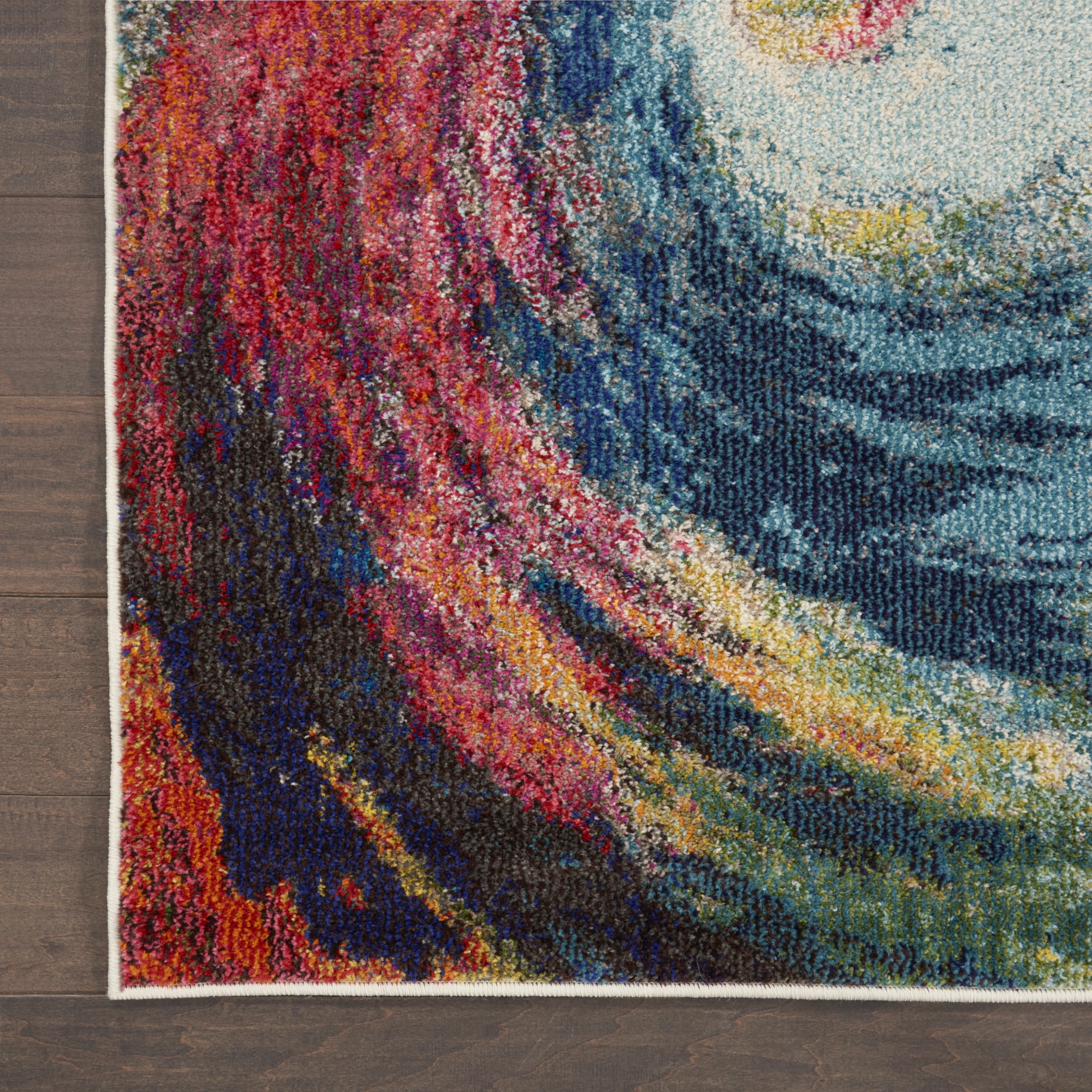 Nourison Celestial Abstract Wave 2'2" x 7'6" Area Rug, (2x8)