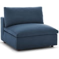 thumbnail image 6 of Modern Contemporary Urban Design Living Room Lounge Club Lobby Sectional Sofa Set, Fabric, Navy Blue, 6 of 8
