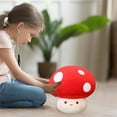 thumbnail image 5 of Aunavey Cute Mushroom Plush Kawaii Mushroom Stuffed Animal Pillow Gifts for Kids 9 12 inch Small Stuffed Mushroom Home Decor, 5 of 8