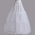 thumbnail image 3 of Wedding Petticoat Bridal Hoop Hoopless Crinoline Half Slip Prom Underskirt Fancy Skirt New, 3 of 6