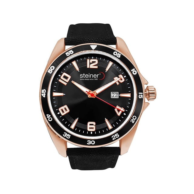 Reloj de Hombre Steiner Correa De Piel Con Fechador