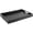 Black Leather, variant on White Glossy Crocodile Faux Leather Serving Tray With Handles, Multi-Use Decorative Organizer