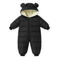 thumbnail image 6 of Cute Baby Clothes Newborn Boy Girl Snowsuit Winter Coats Infant Jumpsuit Bodysuits Registry Warm Hooded Suit, 6 of 6